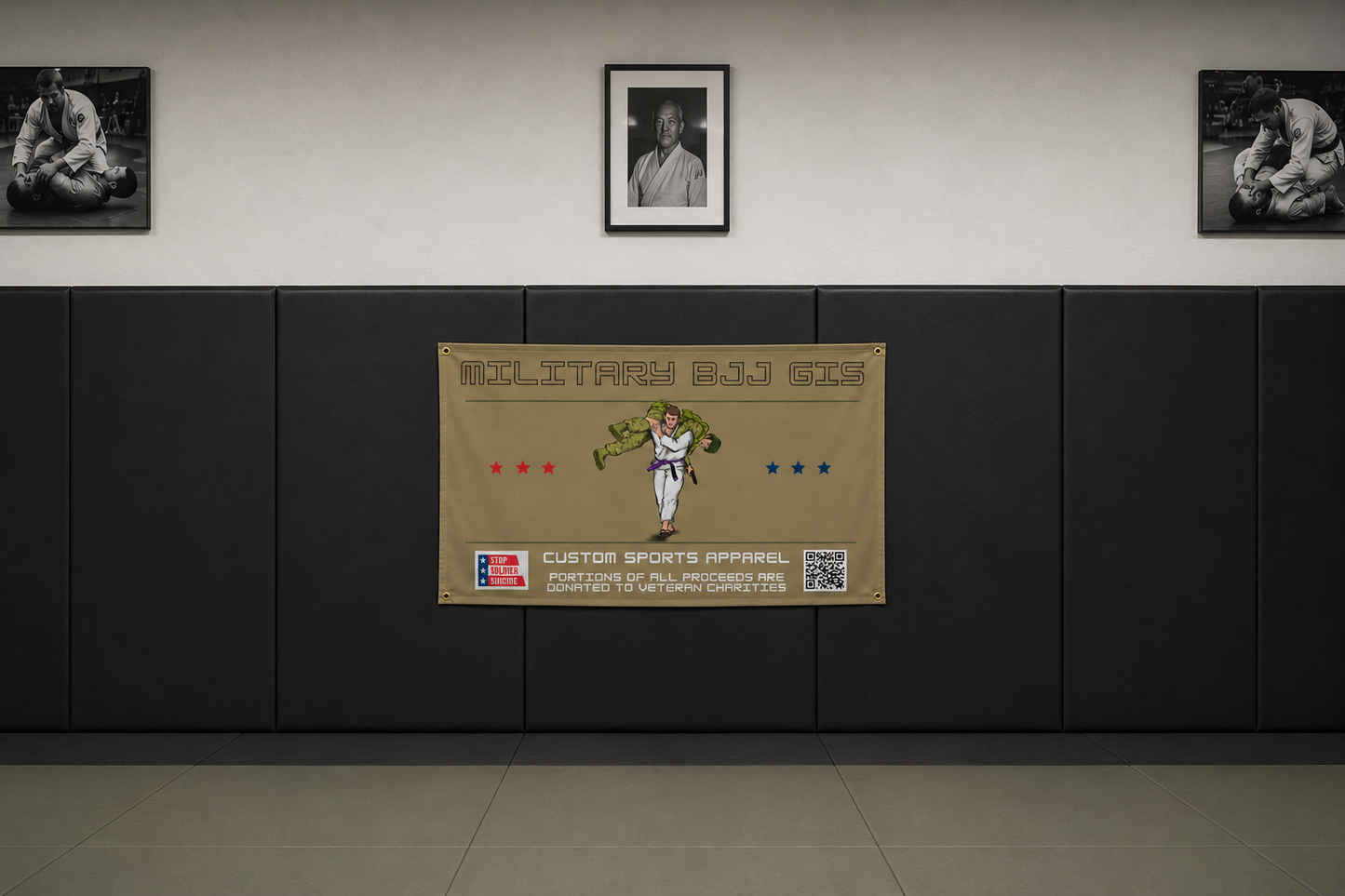 Military Bjj Gis Gym Banner